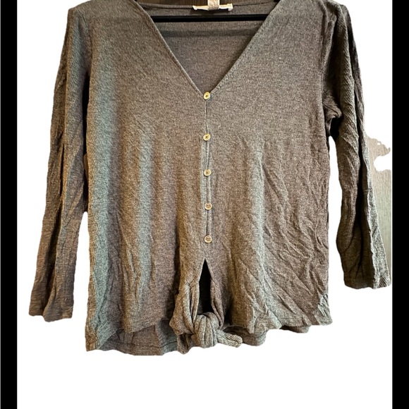 Michael Kors Charcoal Button Detail - Picture 1 of 7